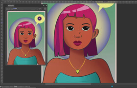 Udemy - Create a Female Cartoon Portrait with Affinity Designer