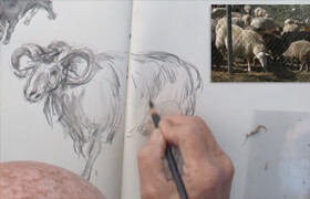 New Masters Academy - Glenn Vilppu - Watercolor Sketching on Location