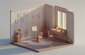 Udemy - Blender 3d  Ultimate Isometric Scene Creation Masterclass