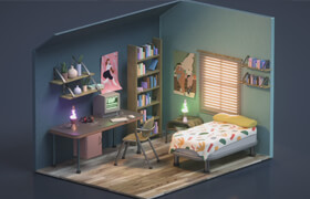 Patata School - How to Make an Isometric Room in Cinema 4D and Octane