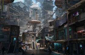 Kitbash3D - Future Slums 2 Unreal Engine