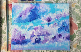 Udemy - How to Paint Clouds Art Tutorial Acrylic Painting