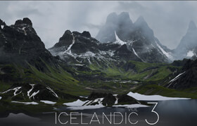 Artstation - 6 LANDSCAPE KITBASH PACK Icelandic mountains Vol.3 Universal