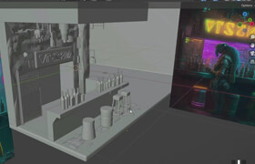Udemy - Modeling a Cyberpunk Bar with Neon Aesthetics