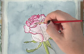 Udemy - Easy and Fun Painting Roses in Watercolor for Beginners