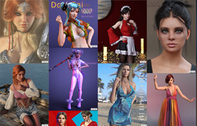 Daz 3D Poser Bundle 1 May 2024