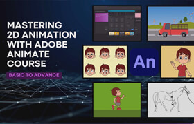 Udemy - Mastering 2D Animation in Adobe Animate (Basic to Advance)