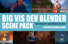 Gumroad - BIG VIS DEV BLENDER SCENE PACK