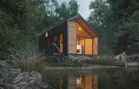 Udemy - Forest Cabin Workshop - 3ds max Corona Render Alex Kondratiev
