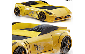 Racing Ferrari Car Bed Model for kids