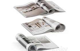 magazines rolled