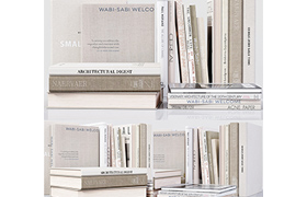 Book stack set 06
