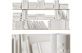 Set of books Books Beige_1
