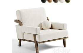 Cigar Ottoman Armchair