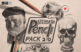 Artstation - COFE's Ultimate Pencil Pack  Collection 2.0 Procreate, Photoshop, Clip Studio