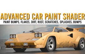 Advanced Car Paint Shader Fully Procedural - Blender