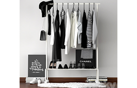 Clothes on a hanger