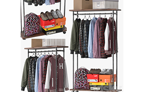 Industrial Clothes Rail Rack