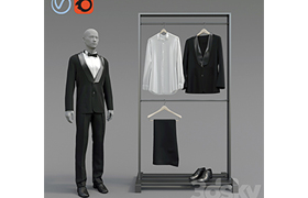Classic male tuxedo