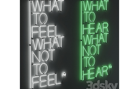 Neon sign by Galleria Fumagalli