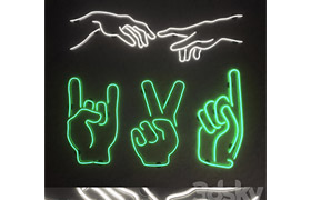 Light modules Set 37 Neon