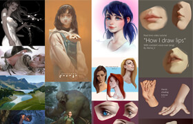 Gumroad - Aleriia V (2022-2023 tutorials, 2021 tutorials pack 2 of 2)