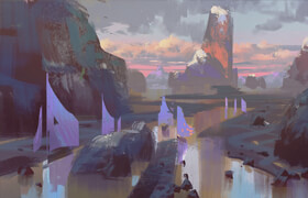Schoolism - Environment Design Workout with Nathan Fowkes