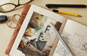 Domestika - Architectural Drawing Specialization From Sketching to Digital Visualization