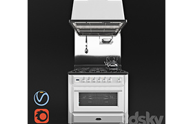Kitchen unit Ilve Majestic MT-90