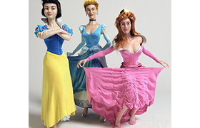 Disney Princess (vray GGX)
