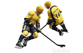 Hockey player Position 1