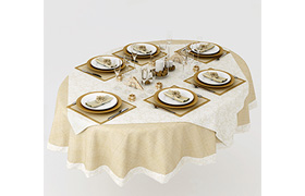 Beige serving