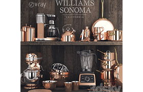 Williams Sonoma Copper Set