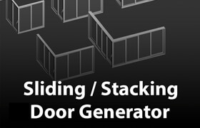 ArchvizTools uPVC Sliding Door Generator