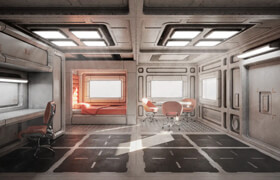 CGAxis - Futuristic Apartment Kitbash Bundle(不包括8k尺寸的贴图)
