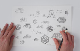 Domestika - Logo design - creation of monograms