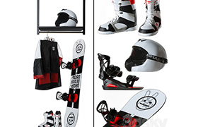 Snowboard set