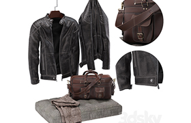 Set of mens clothing