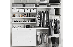 Wardrobe 14, clothes, black and white