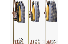 Free Standing Metal Coat