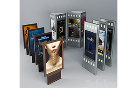 Advertising stands
