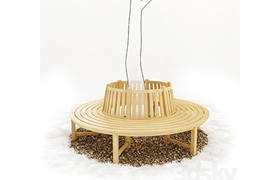 Round bench