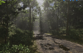 Udemy - Megascans Scene Lost Road