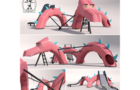Childrens play complex Dragon