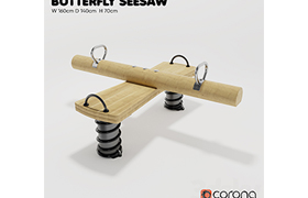 KOMPAN Spring swing Butterfly