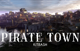 Kitbash - Pirate Town