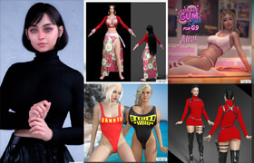 Daz 3D Poser AD**T Content Bundle 1 May 2025