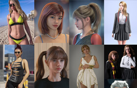 Daz 3D Poser Bundle 1 June 2025