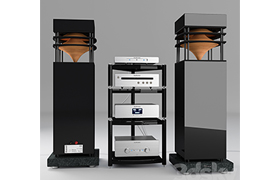 A set of audio equipment class Hi-End