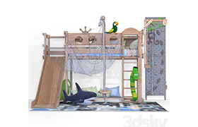 Loft bed Woodland